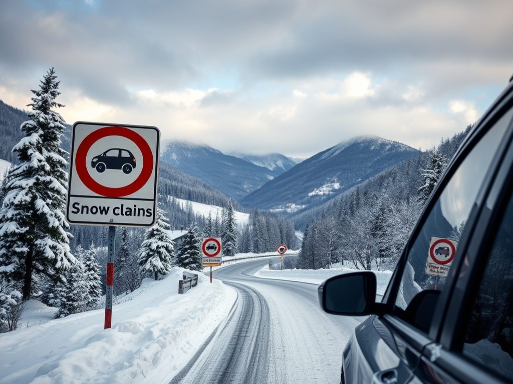Łańcuchy śniegowe za granicą – kiedy są obowiązkowe i jak przygotować jazdę (Austria, Niemcy, Włochy)